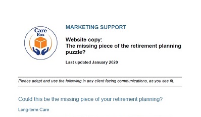 The missing piece of your retirement puzzle - web content