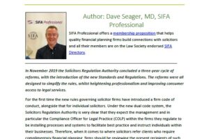 Article from SIFA – Are you a safe pair of hands for referrals?