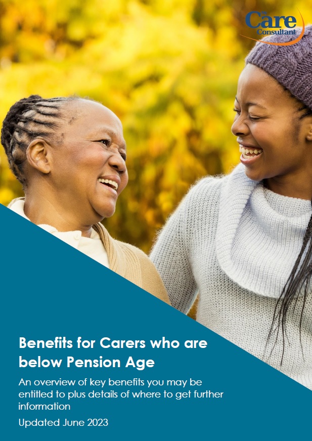 Checklist of Benefits for Carers below Pension Age - June 2023