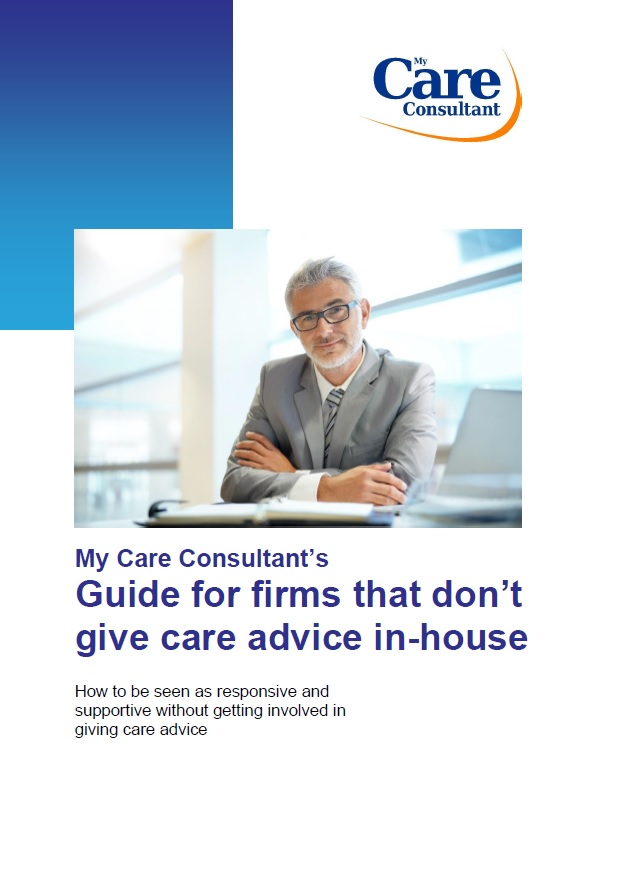 MCC Guide for firms that don't want to offer Care Advice directly