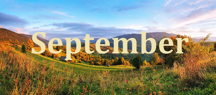 September - beautiful autumnal landscape