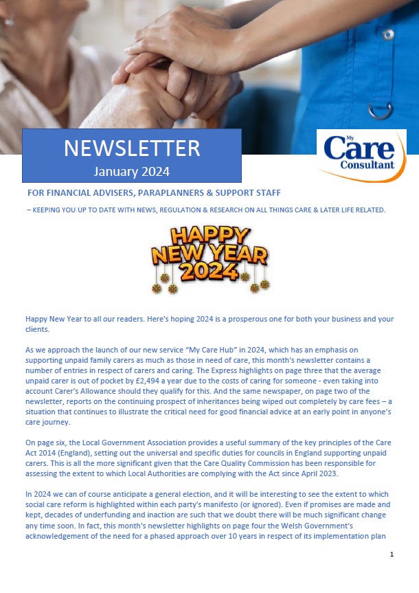 MCC Care Newsletter edition #79 – January 2024