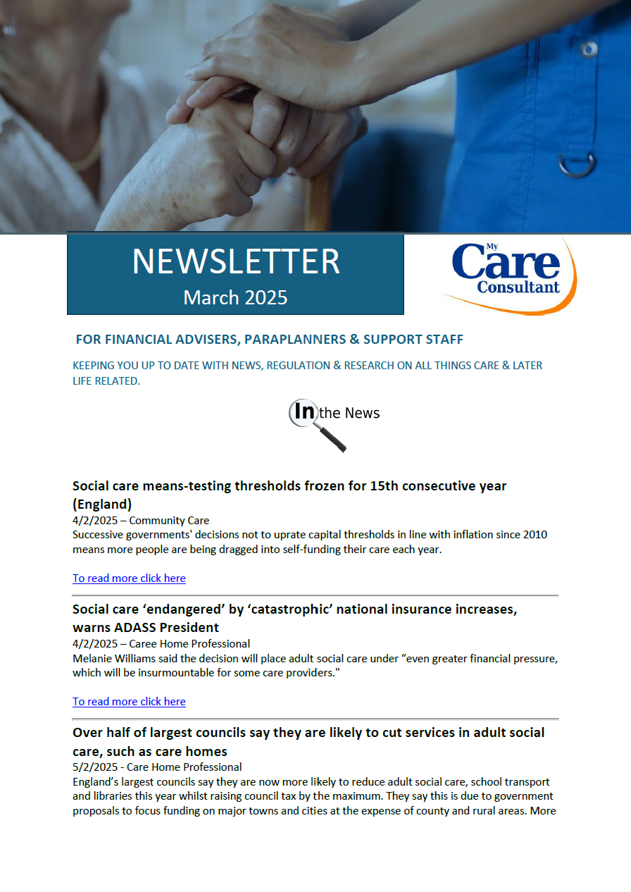 March Newsletter Cover